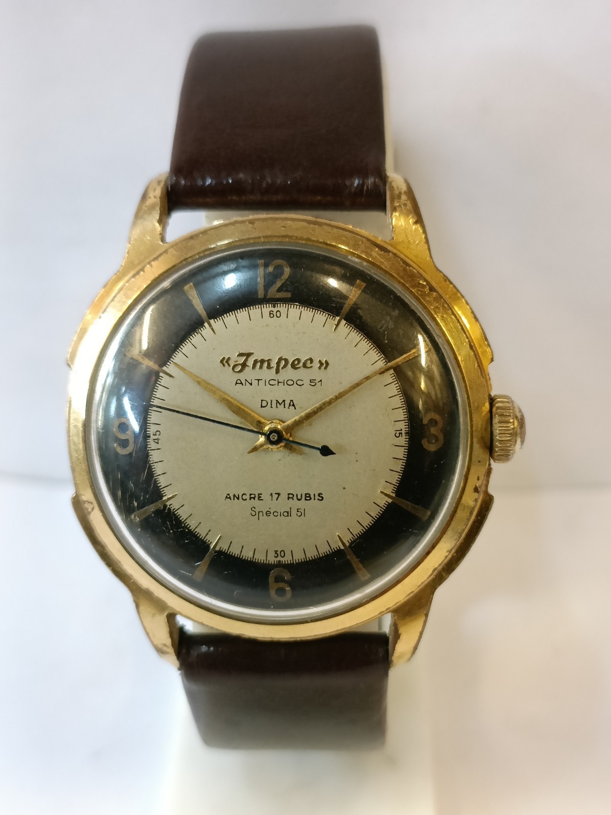 IMPEC DIMA 17 RUBIS SPECIAL 51 WINDING 56112 SWISS MEN’S WORKING CONDITION