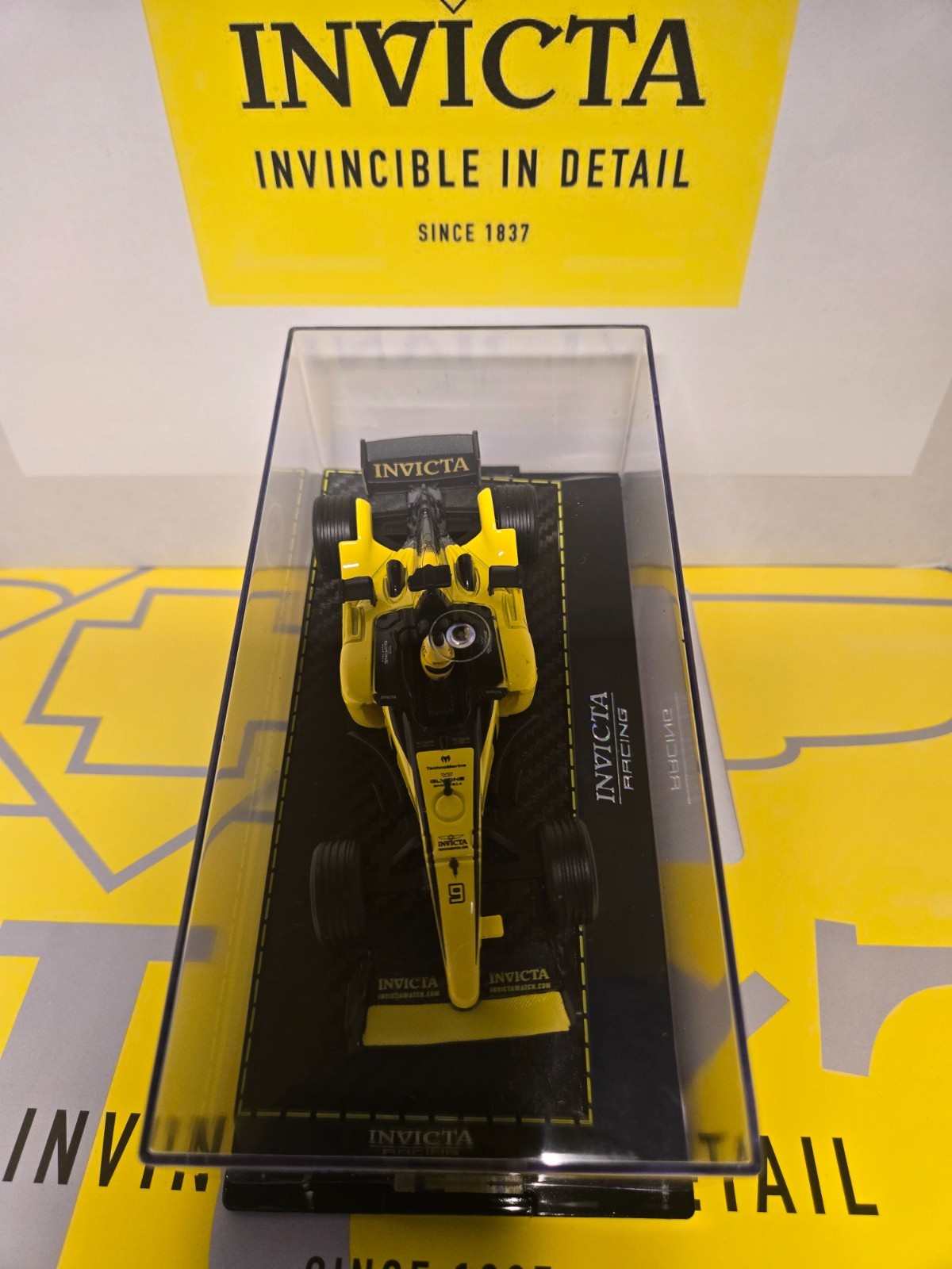 Invicta Special Edition Replica Racing Car w/ Invicta 44mm “Wheel” Watch Bundle!