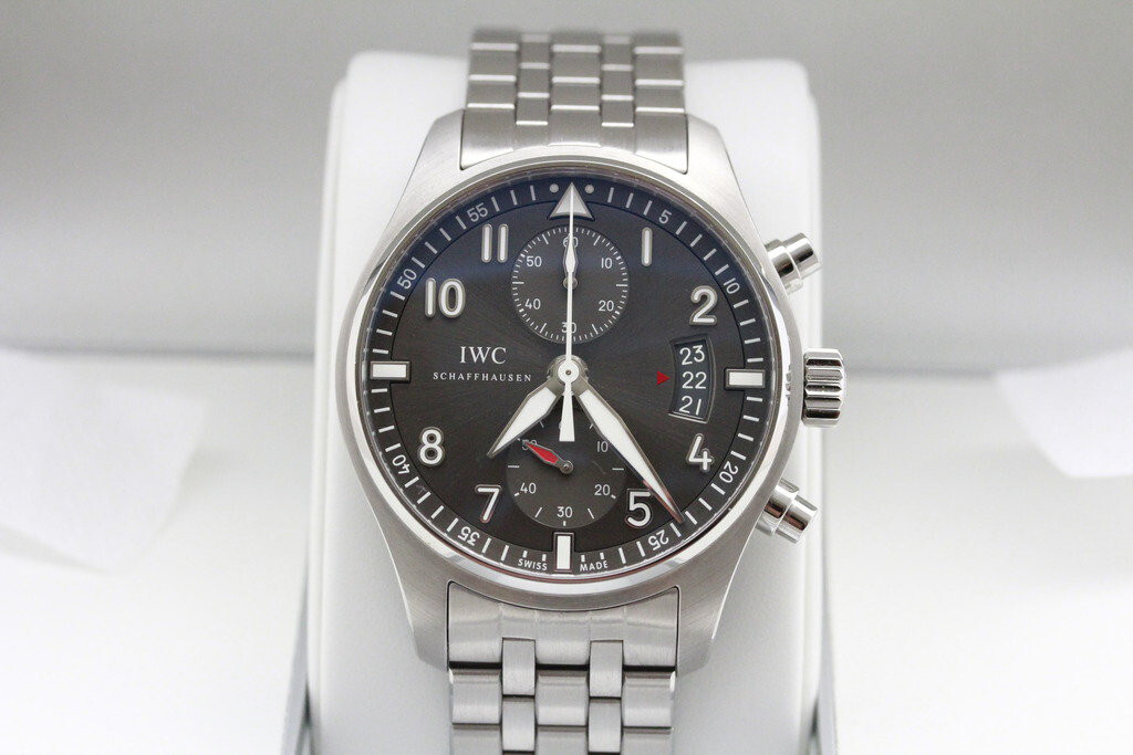 IWC Pilots Spitfire “Ardoise” Chronograph Flyback Automatic SS 43mm IW387804