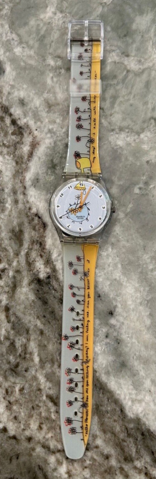 Swatch – Flower Talk – GK312 – 2000 – Gent – Original Box