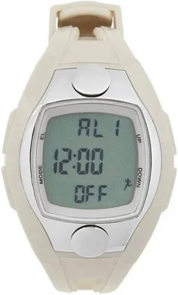 “MEDLINE” HEART RATE All IVORY RESIN/PLASTIC/S SEEL MONITOR/PEDOMETER STOPWATCH