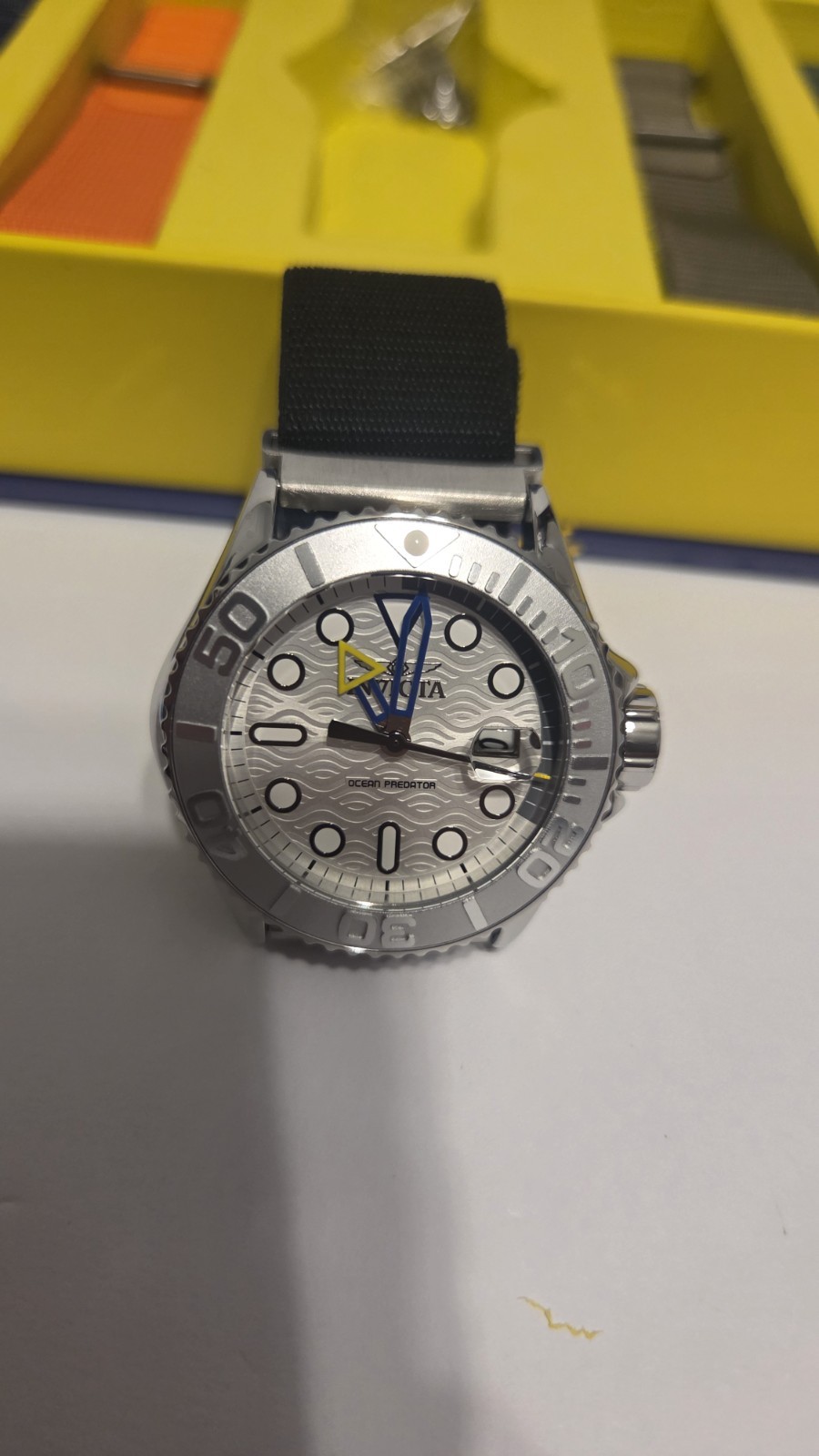 Invicta Ocean Predator Men’s Watch – 44mm with Interchangeable Strap