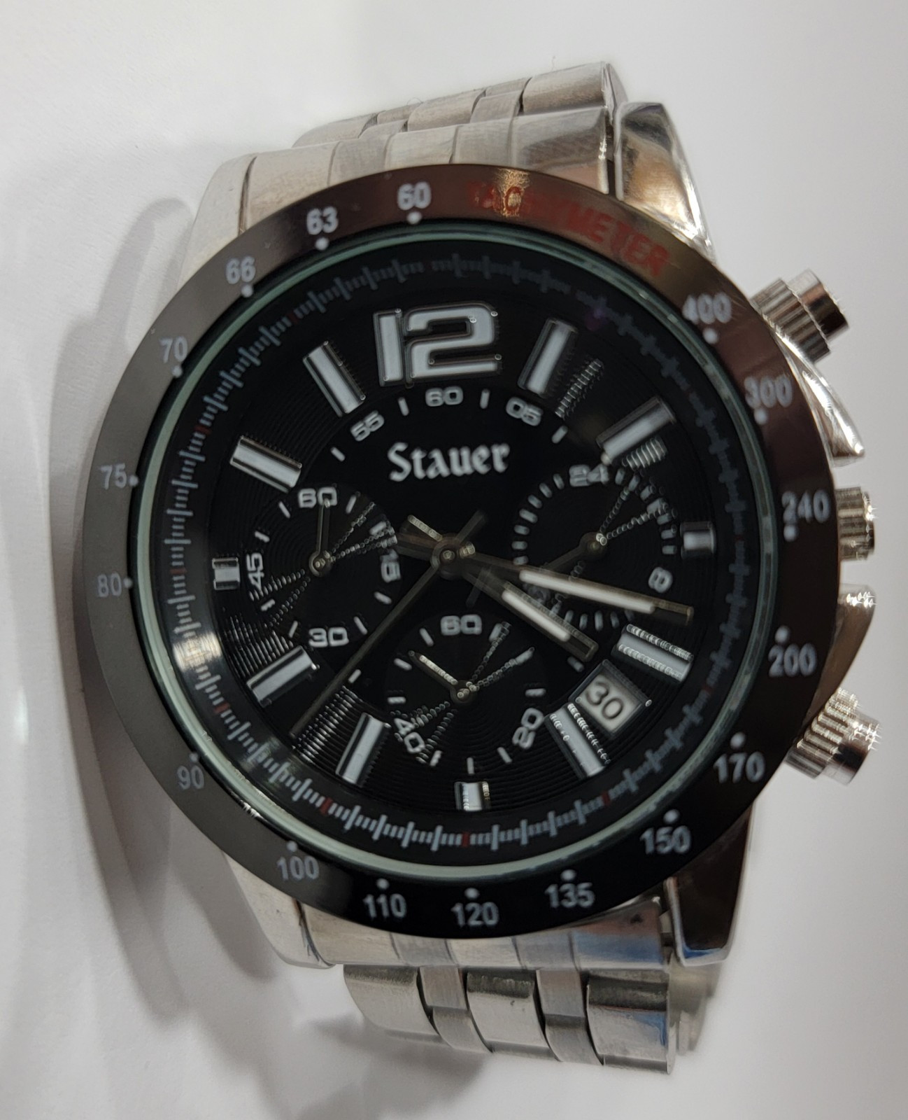 STAUER Model 38061 Jet-Setter Chronograph Watch –
