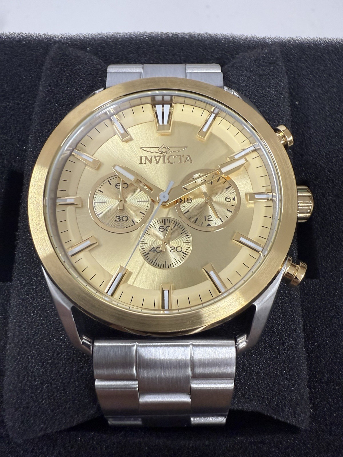 Invicta Men’s Speedway 45mm Quartz Watch IN-50430 With 3 Year Warranty NIB