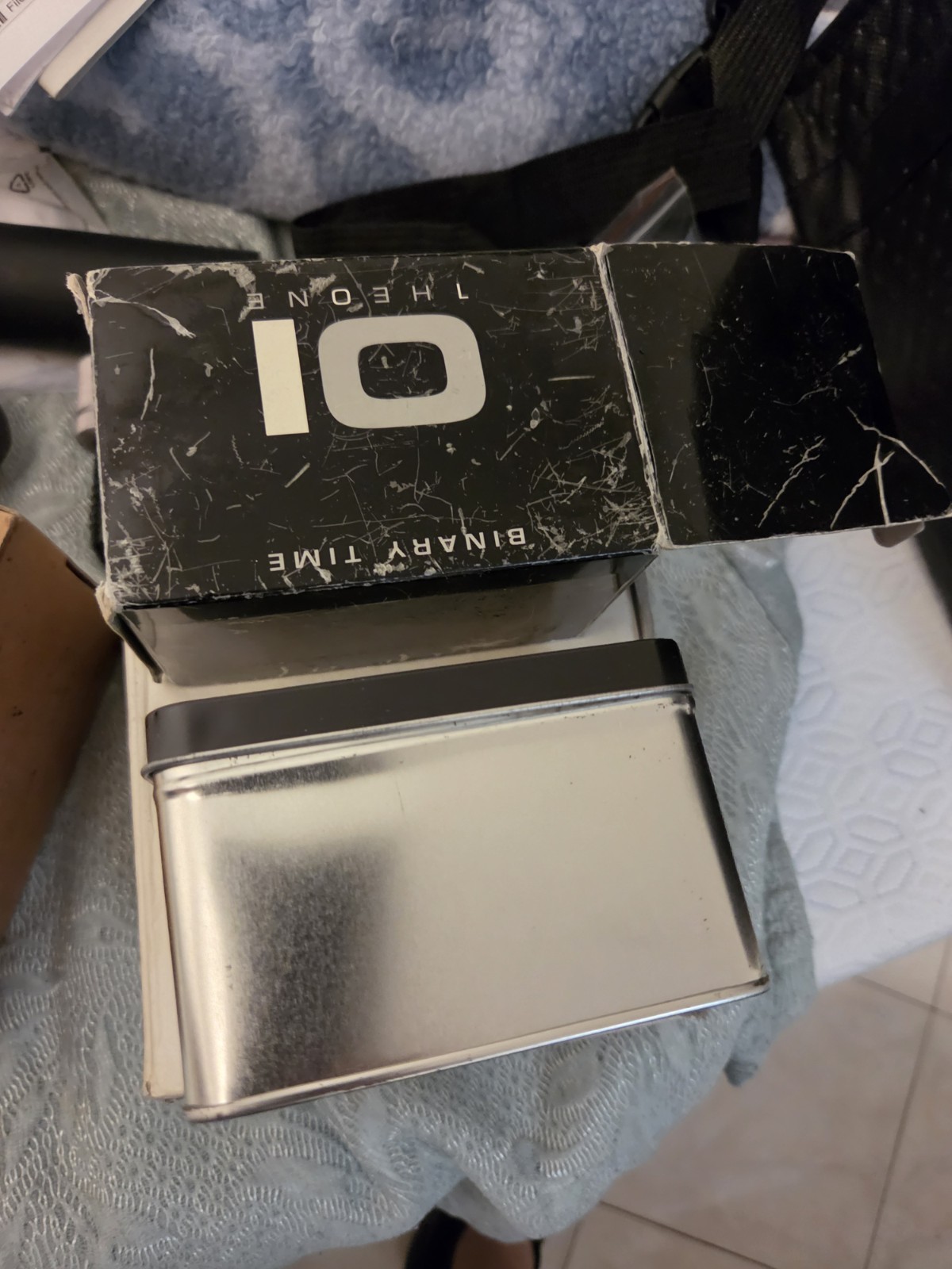 The One Binary Time 01 Digital Quartz Rectangular Watch “Kerala Trance”