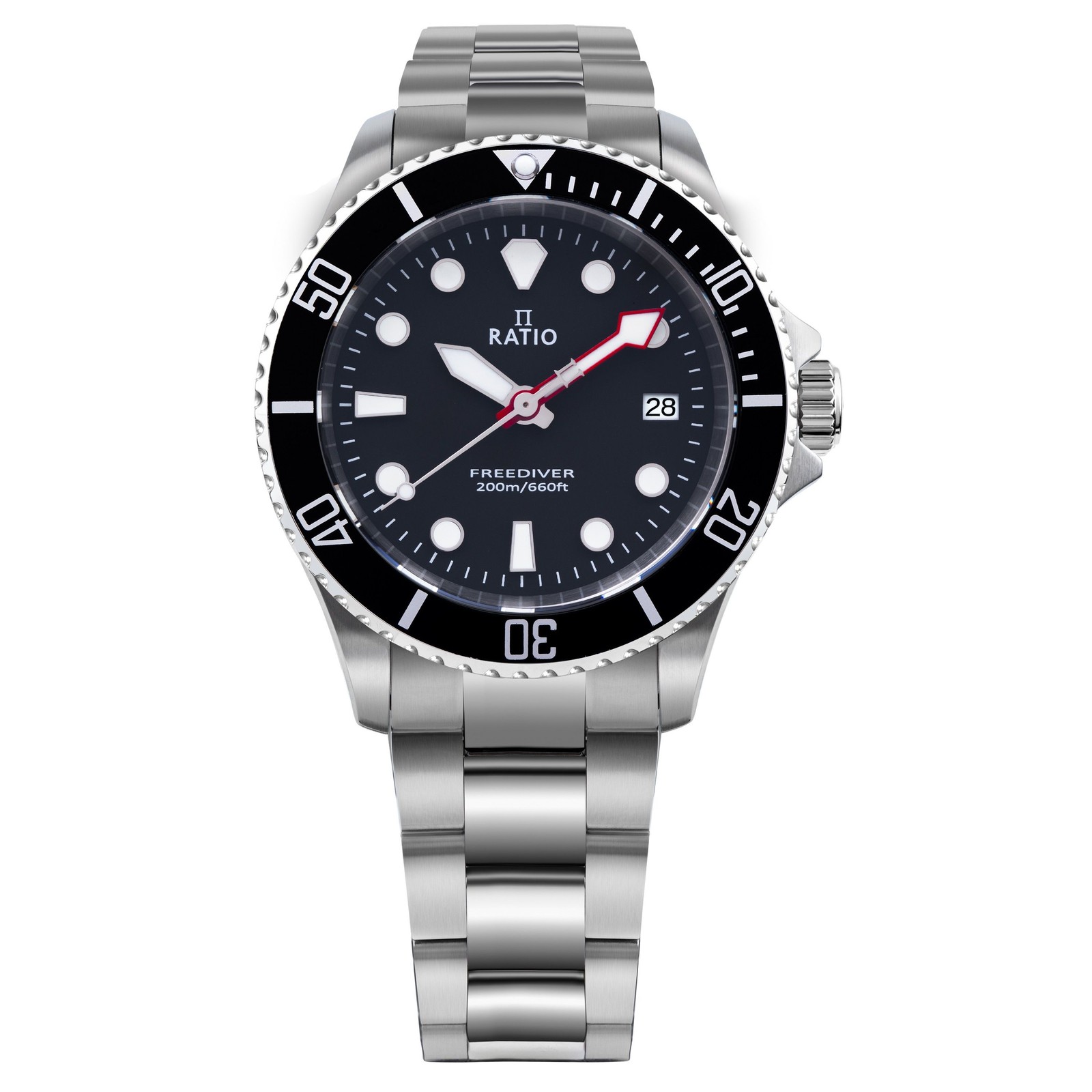Ratio FreeDiver Black Dial Quartz Analog Diver’s RTF031 200M Men’s Watch