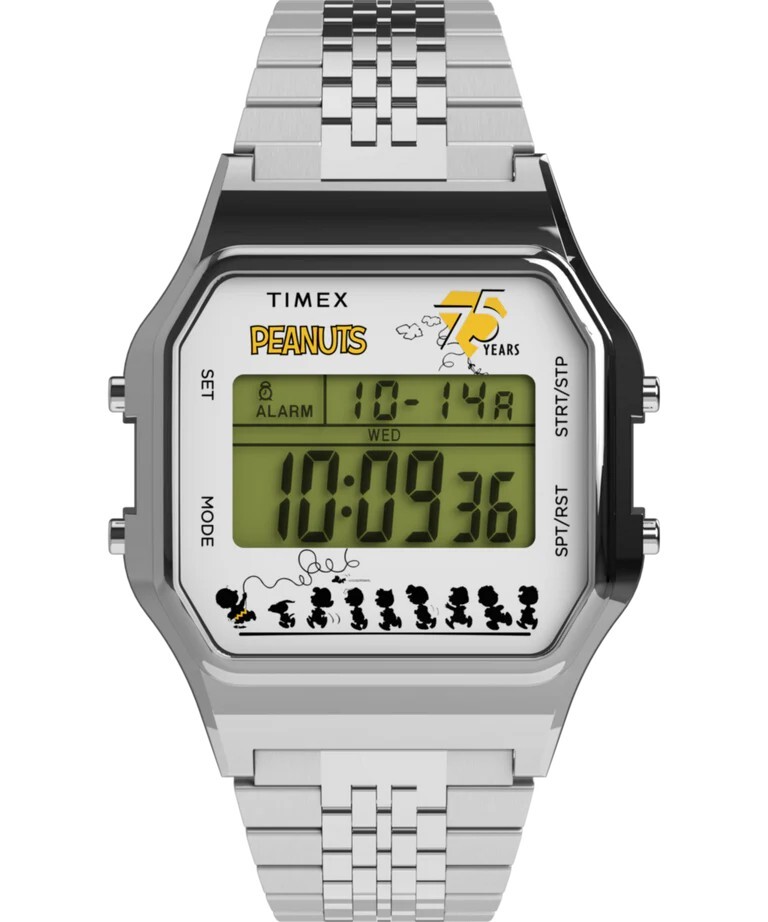 New Timex T80 x Peanuts Gang Snoopy Limited Edition Anniversary Watch TW2Y20000