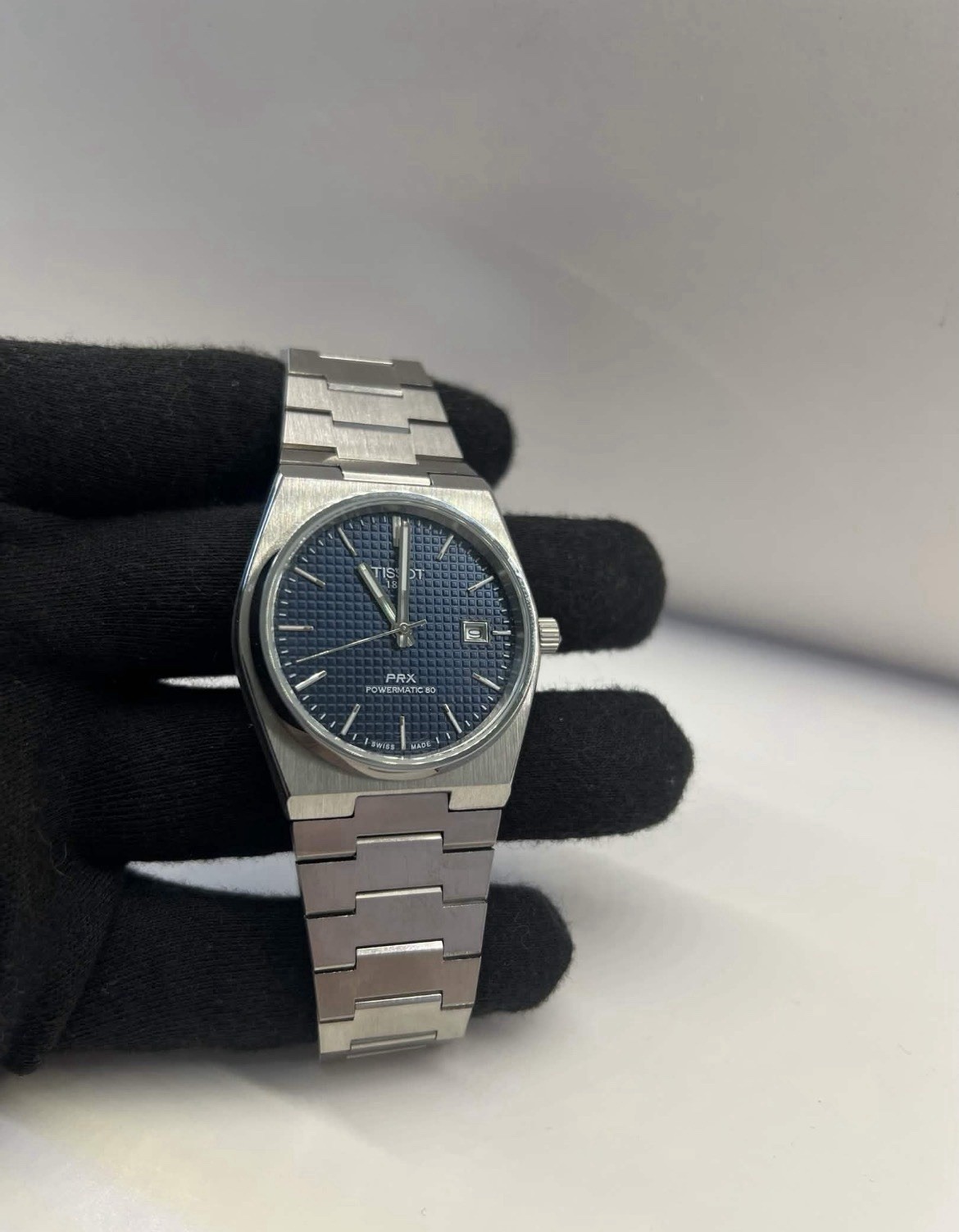 Tissot PRX Powermatic 80 Automatic Navy Blue Dial 40mm Swiss Watch