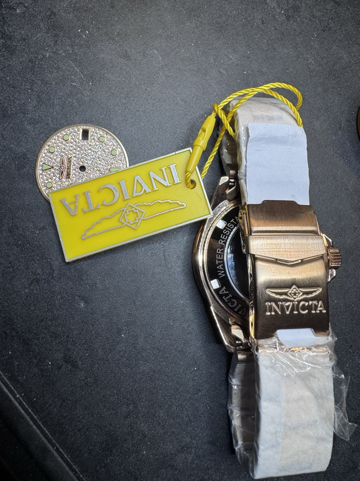 Invicta CASE BRACELET AND DIAL ONLY!!!! NOT A WORKING WATCH………PARTS ONLY