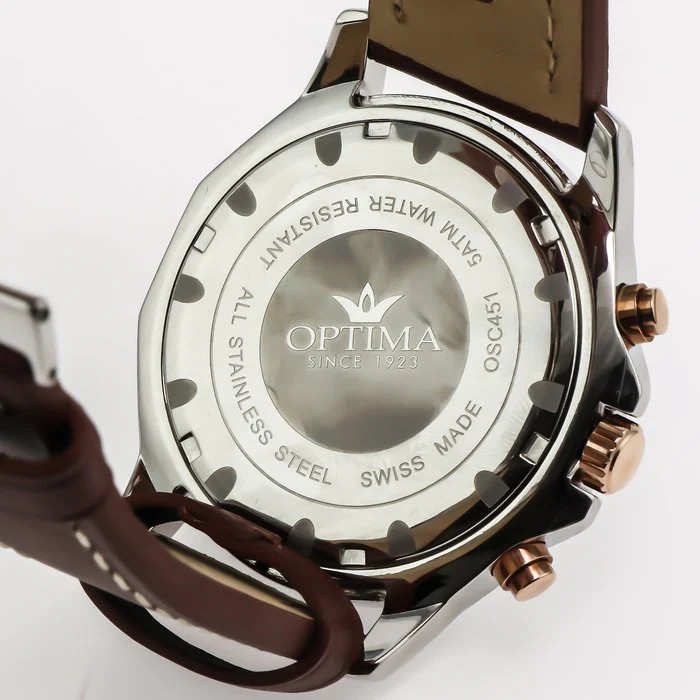 Optima – Swiss Chronograph – OSC451-SRL-1 Swiss Ronda Quartz 46.45 mm OSC451