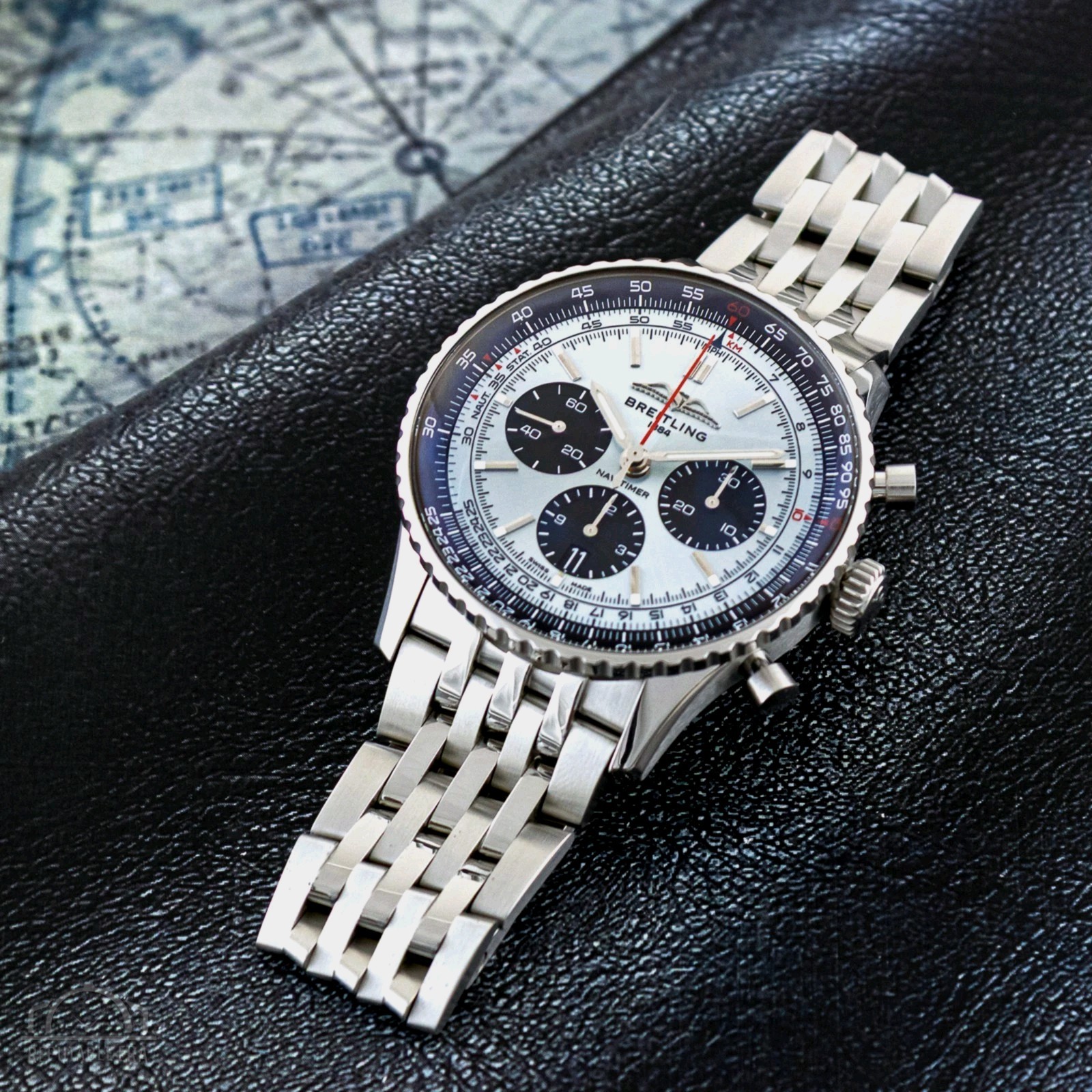 Breitling Navitimer B01 Chronograph 43 Ice Blue Dial Watch AB0138