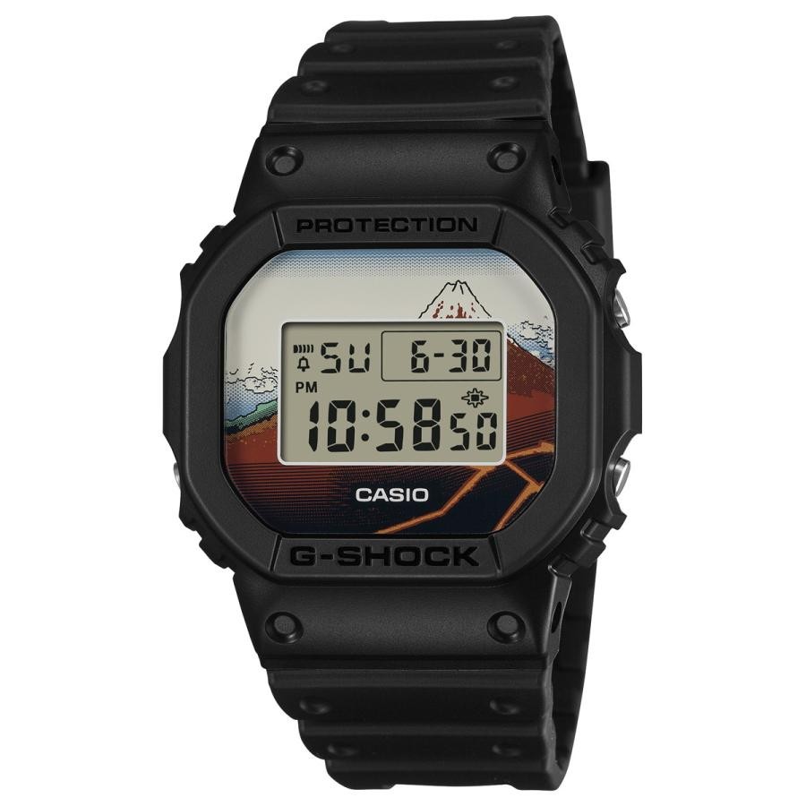 2026 Casio G-SHOCK DW-5600KHSH25-1JR Hokusai Art Design Red Mt. Fuji New in Box