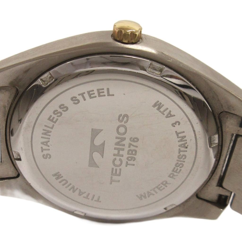 [A1R] TECHNOS Watch T9B76 Date Titanium Analog Quartz [g9s]