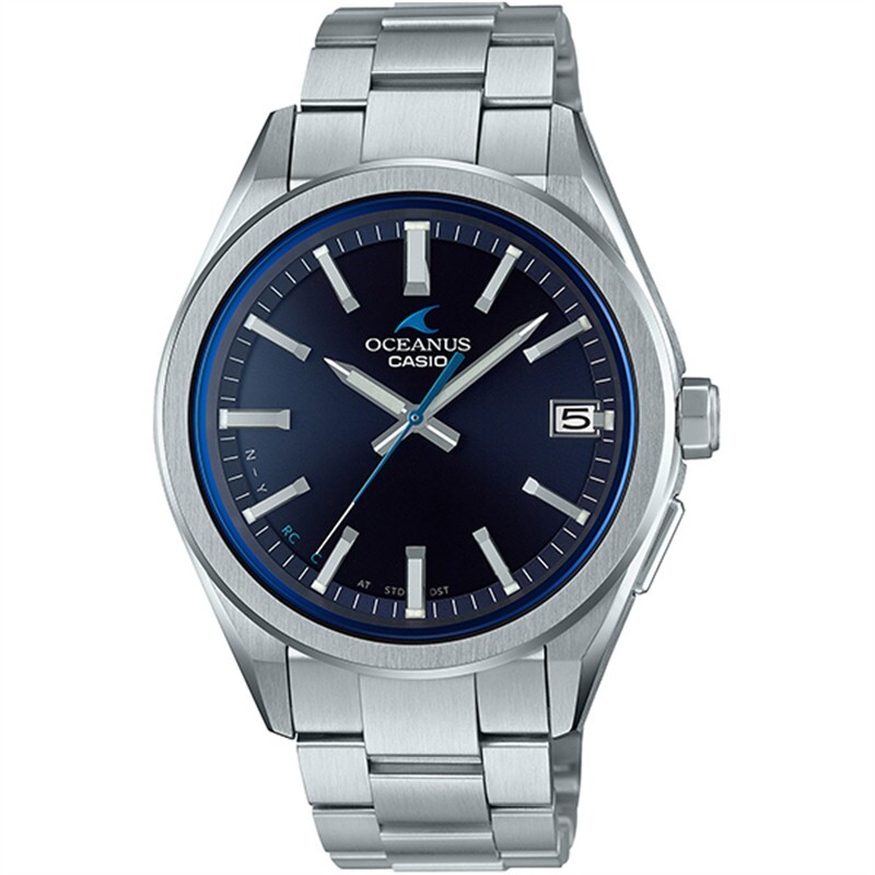 Casio OCEANUS Solar Radio bluetooth Wave Japan Made metal watch OCW-T200S-1AJF