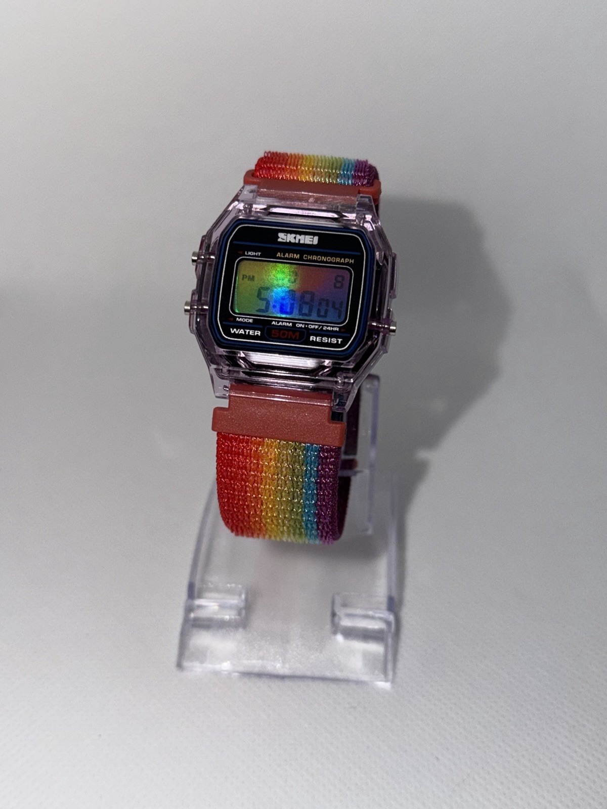 Modded Digital Watch (Rainbow Bright)