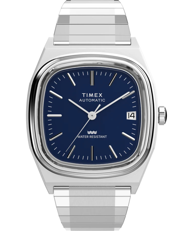 Timex Automatic 1983 E-Line Reissue 34mm with Expansion band Watch TW2Y07400