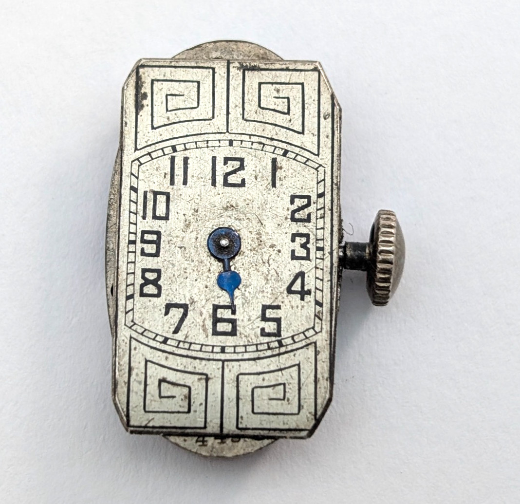 Vintage GALMOR 15j Art Deco Ladies 12mm Mechanical Watch Movement PARTS REPAIR