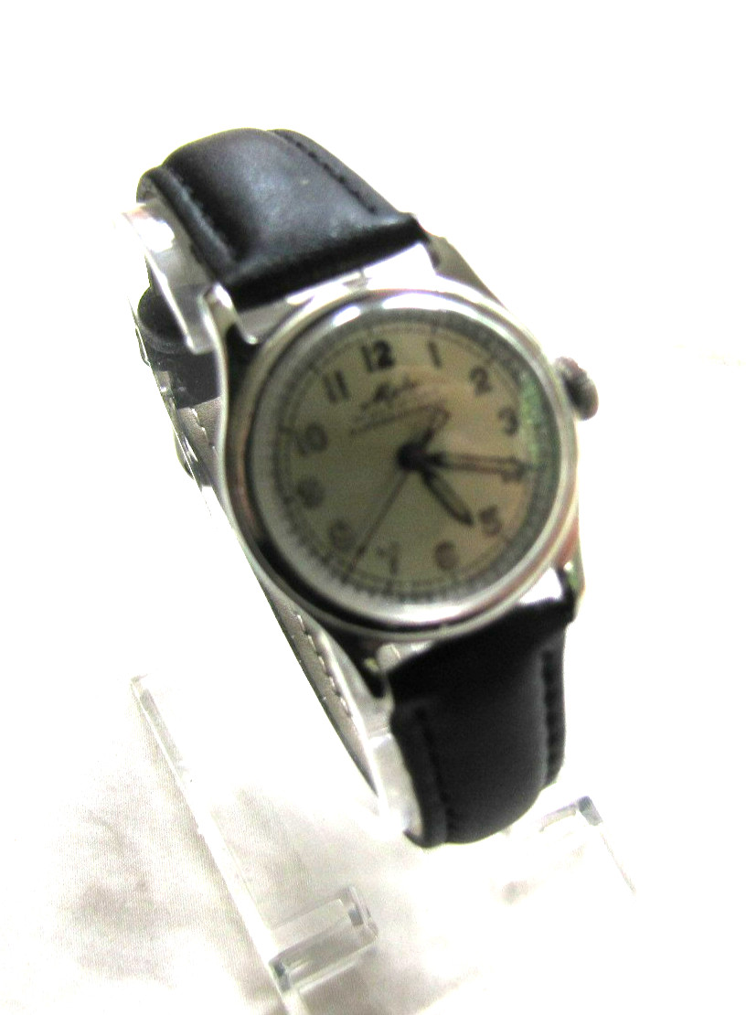 MIDO MULTIFORT SUPERAUTO 220 SS SCRBK WP 17J MOD 1941 BUMPER 2 TONE MILITRY DIAL