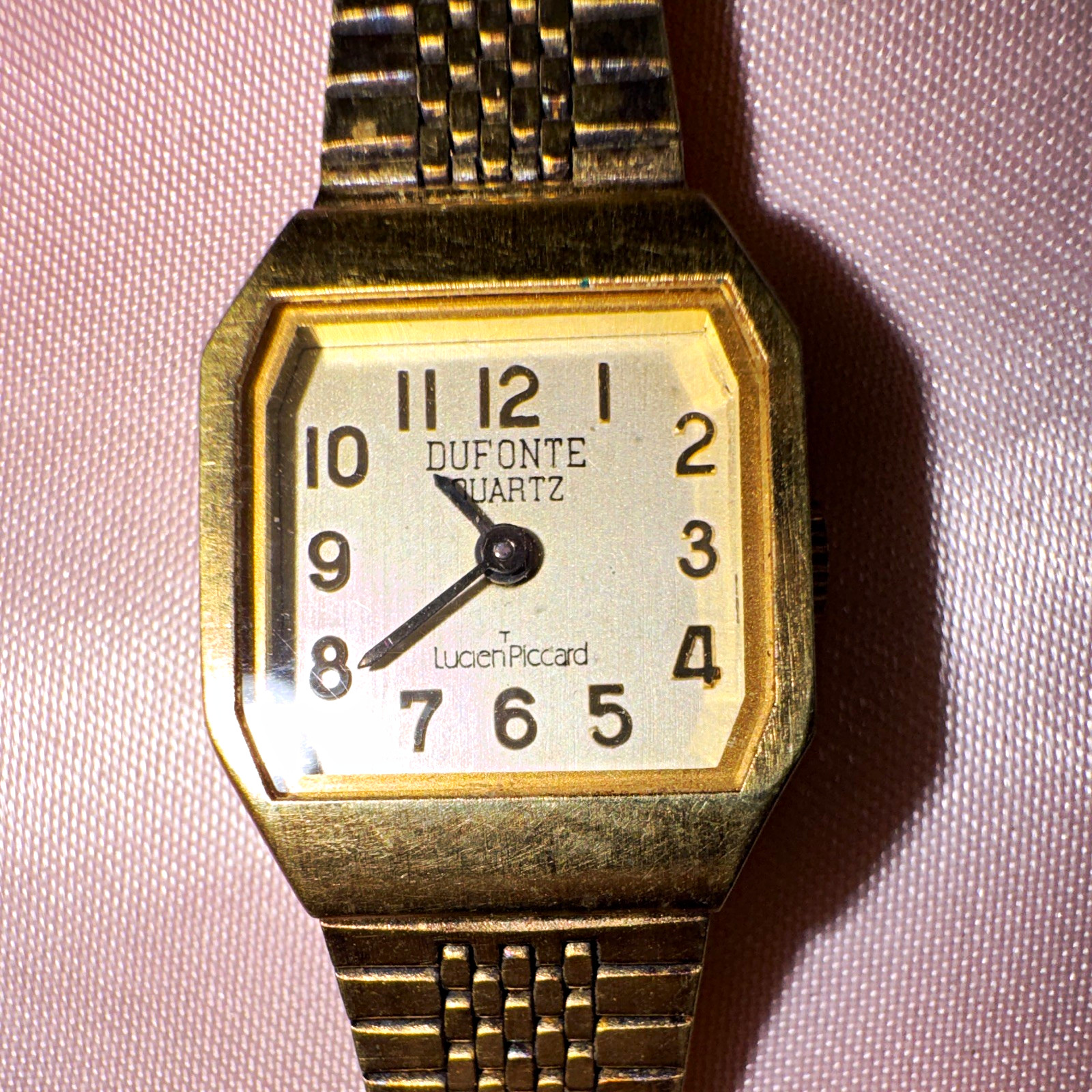 Lucien Piccard Dufonte Women’s Quartz Octagon Analog Watch White Dial Bracelet