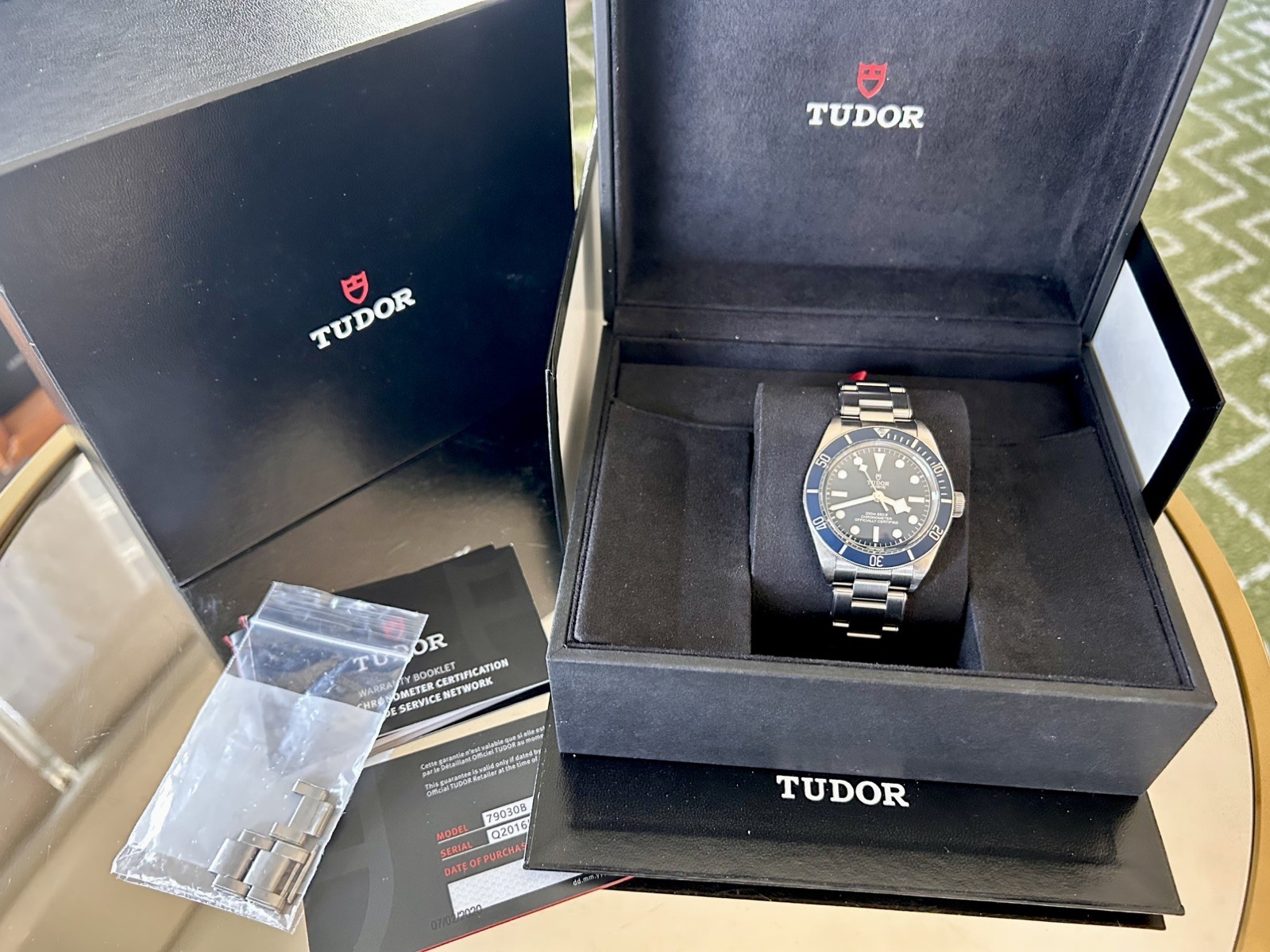 TUDOR Black Bay 58 Blue 79030b With Box And Papers