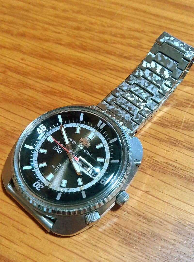 Orient AAA DX King Diver Automatic Day Date Watch 4.55cm 1.79in 17cm 6.69in