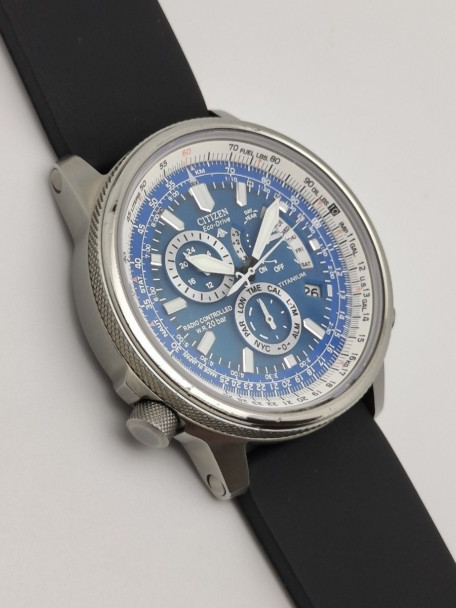 Citizen Promaster PMP56-2902 E600 Eco-Drive Radio Titanium Watch