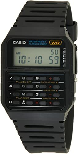 ✅ Casio Gray / Blue / Green / White Men’s 8 Digit Alarm Calculator Watch CA53WF