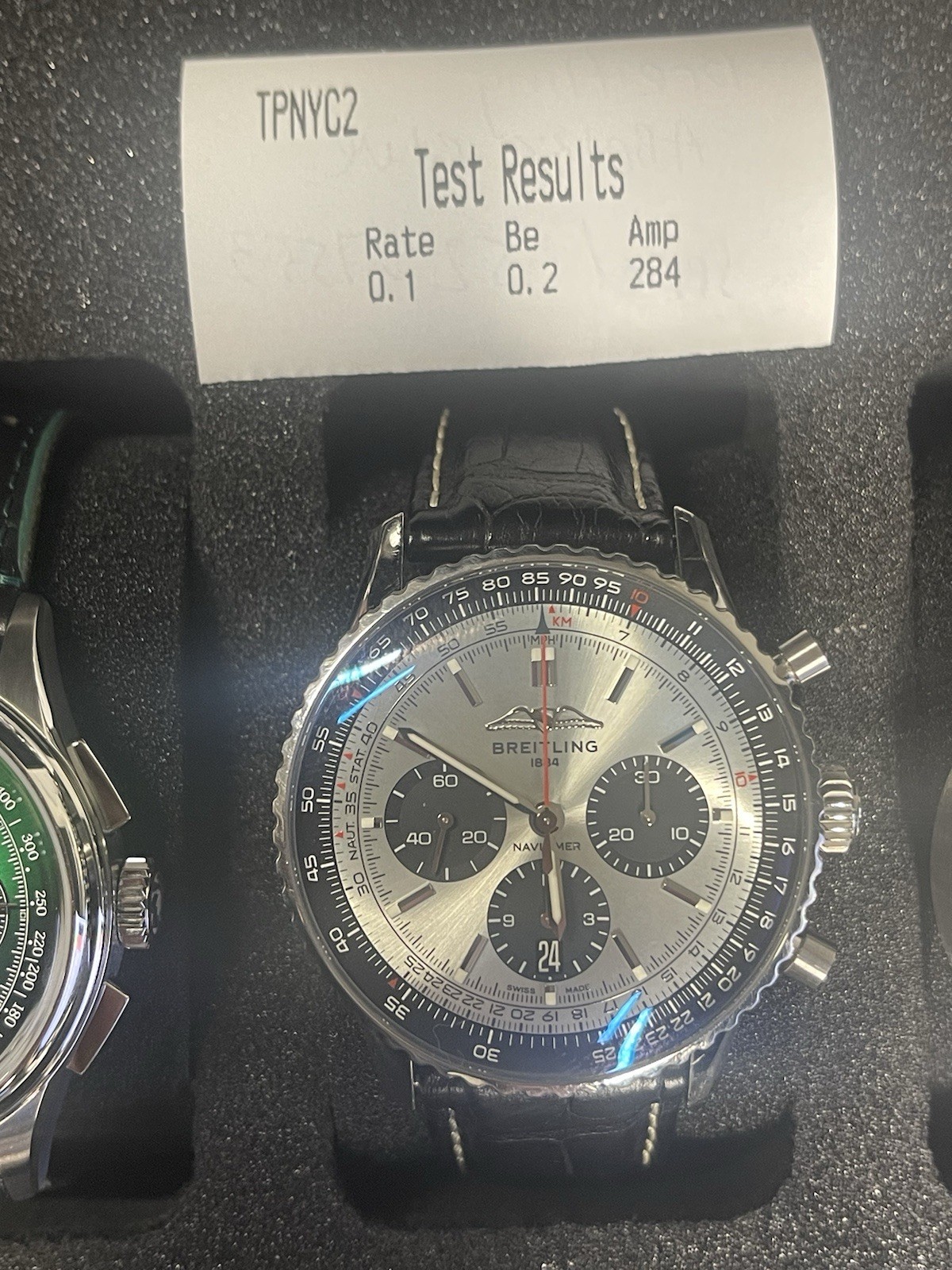 Breitling Navitimer B01 Chronograph 43 Ice Blue Dial Watch AB0138241C1P1