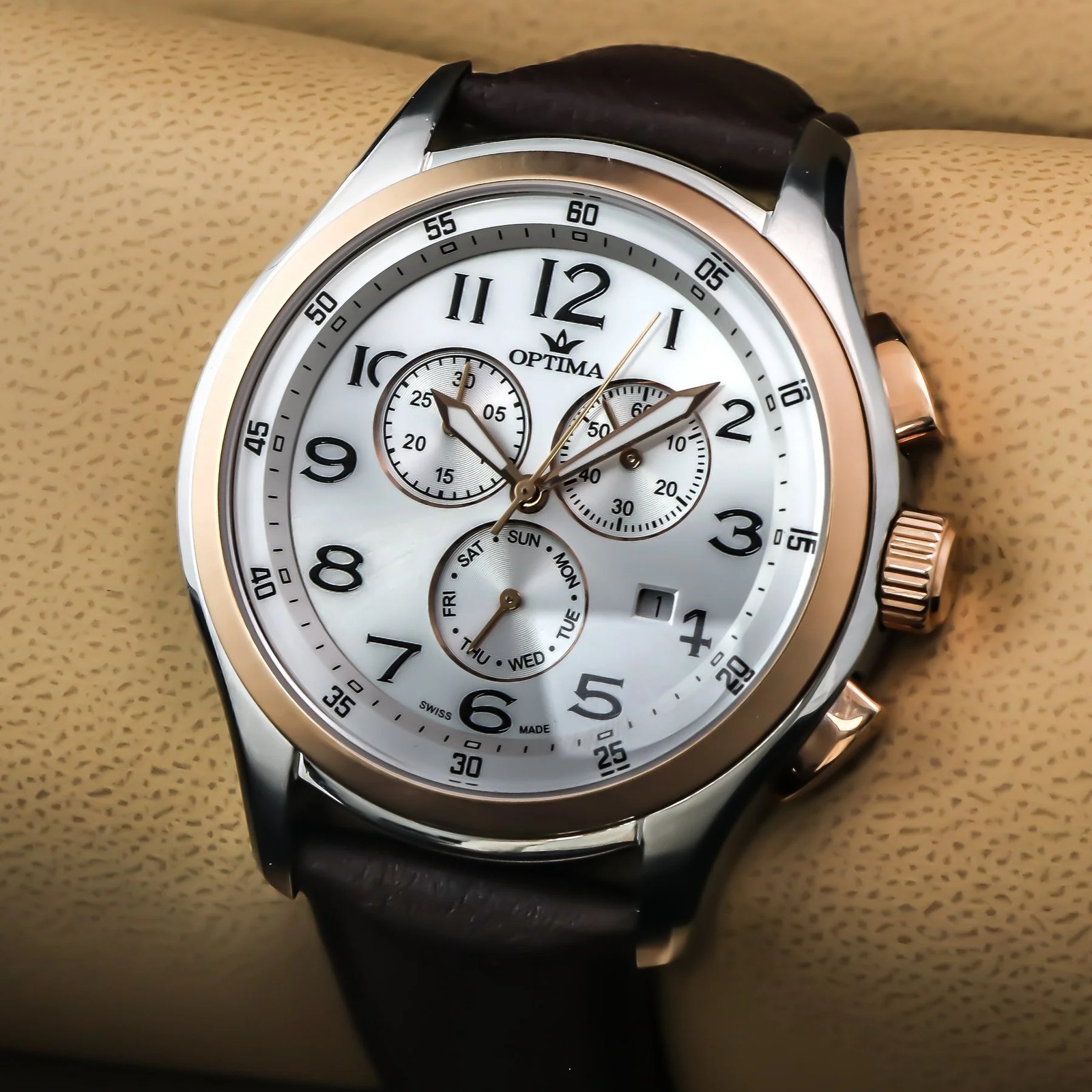 Optima – Swiss Chronograph – OSC376-SRL-1 Swiss Ronda Quartz 44.15mm OSC376 50