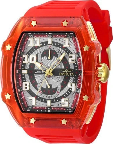 Invicta Men’s Racing 48.5mm Red/ Gold VH67 Quartz Watch IN-48713