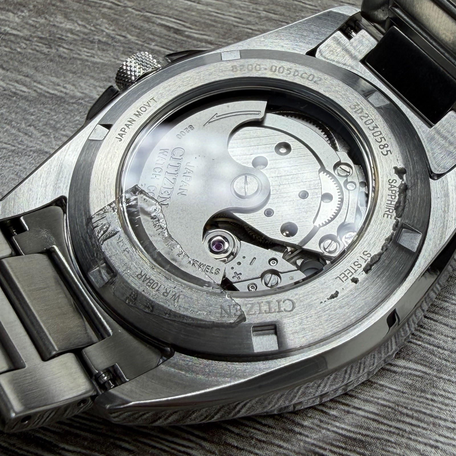 NEW✅AUTOMATIC✅ Citizen Day Date Black Dial Steel Men’s Watch NH7531-50E $675
