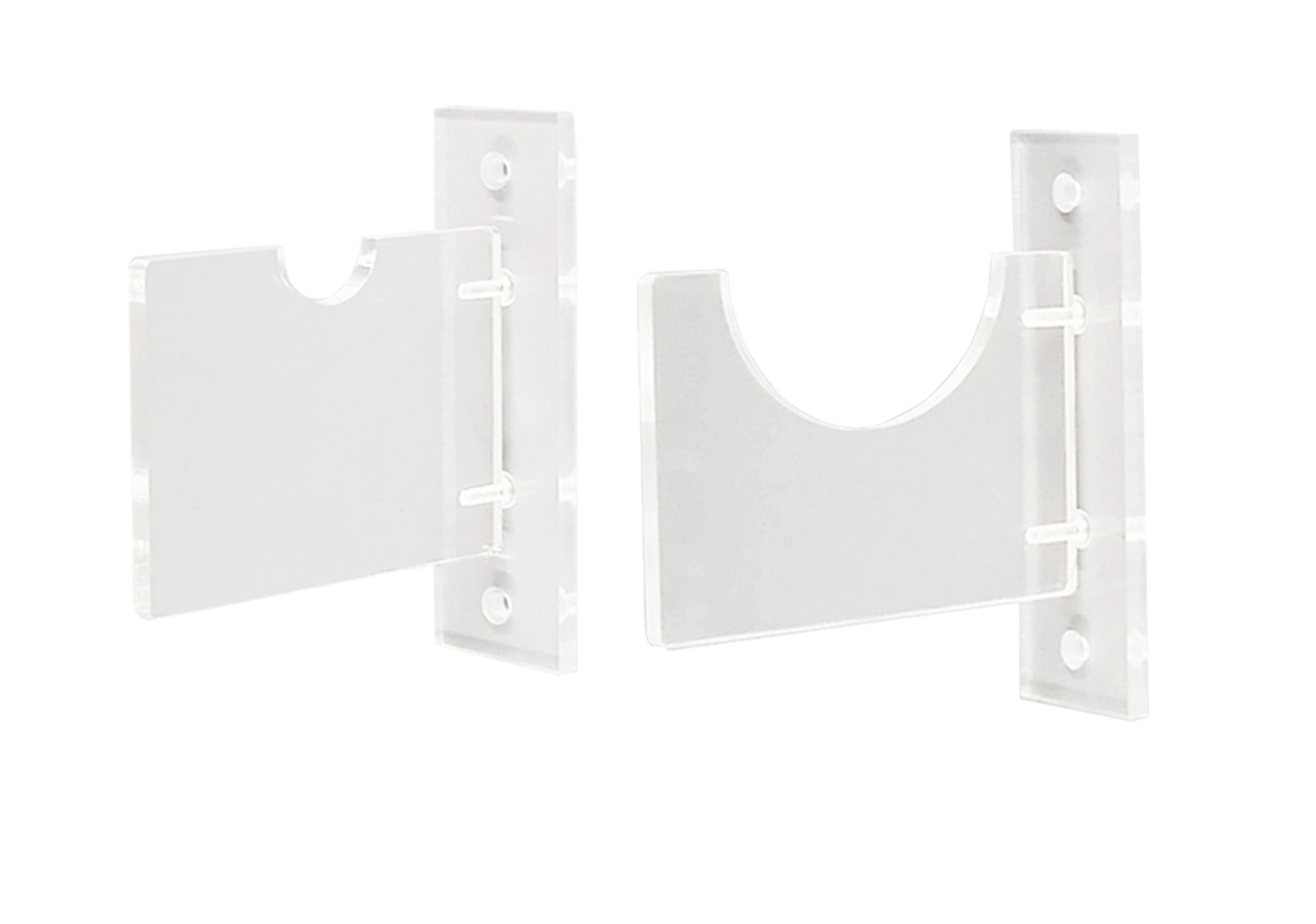 Baseball Bat Display Baseball Horizontal Wall Mount Bracket Clear Baseball Riser