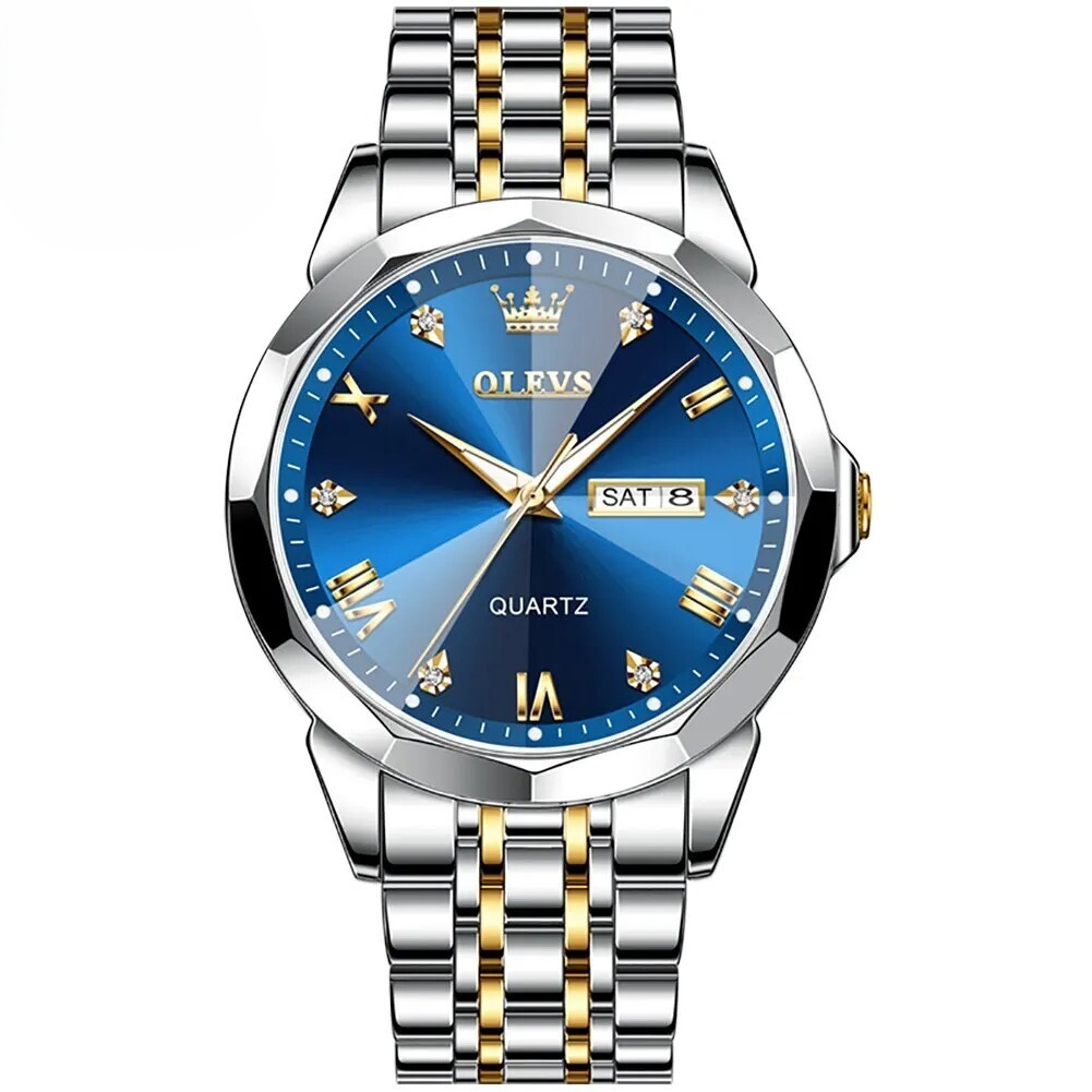 Relojes De Hombre Stainless Steel Quartz Luminous Men’s Watch Classic Watches 💲