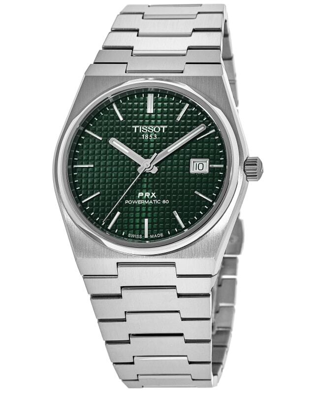New Tissot PRX Powermatic 80 Automatic Green Men’s Watch T137.407.11.091.00