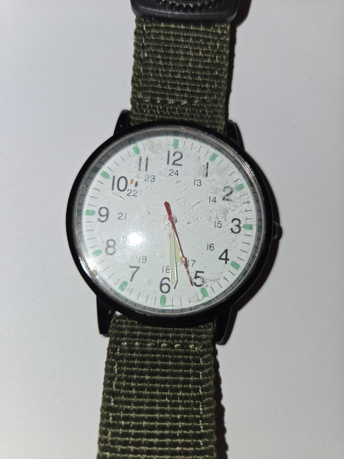 PC21J JAPAN MOVT. Accutime Watch SR626SW Mens Watch 4183WMM. Needs New Battery