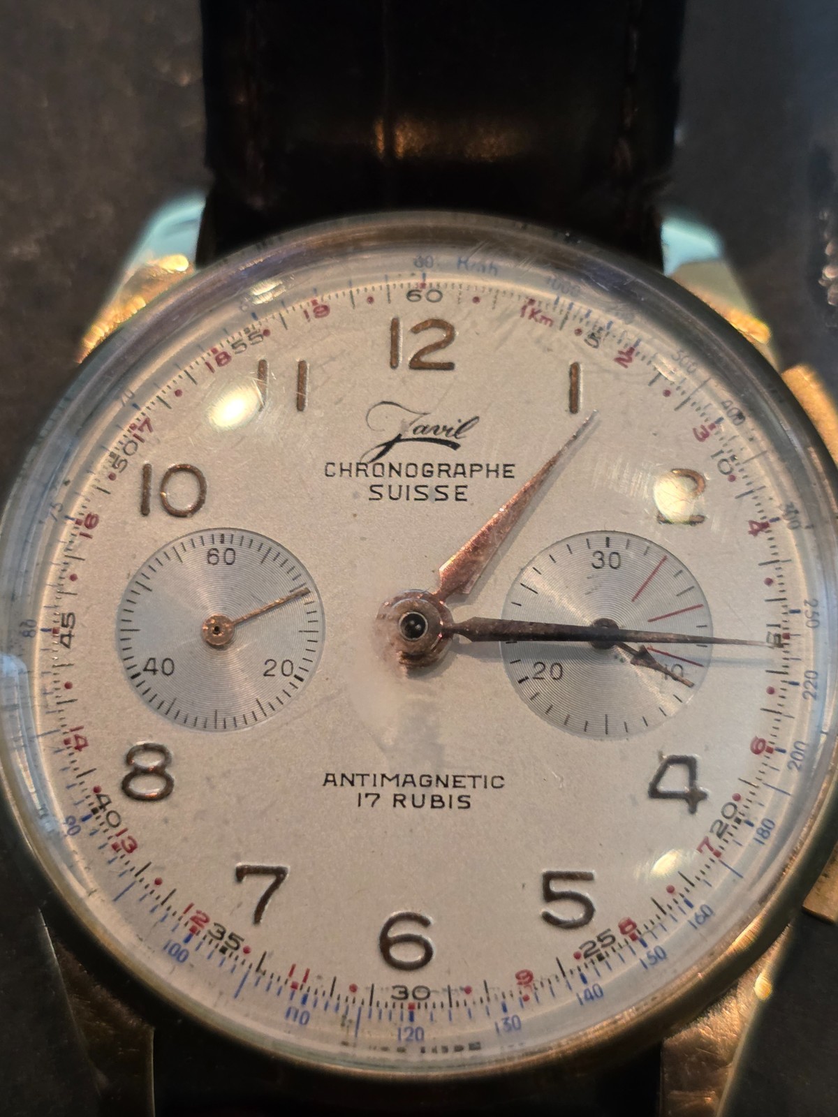 SOLID 18KT CHRONOGRAPHE SUSSIE