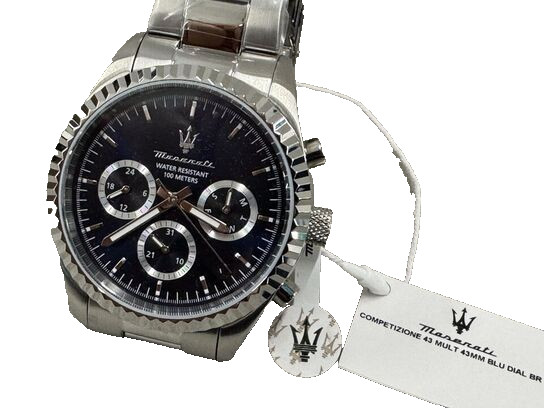 MASERATI COMPETIZIONE 43 MULT 43MM BULE DIAL BR SS
