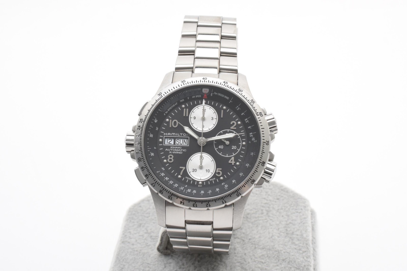 [Box,Paper] MINT Hamilton Khaki X-Wind Auto Chronograph Men’s Watch Japan