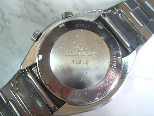 VINTAGE 70’S TECHNOS ALARMDATE AUTOMATIC CAL AS 5008 ORIGINAL BRACELET *6888