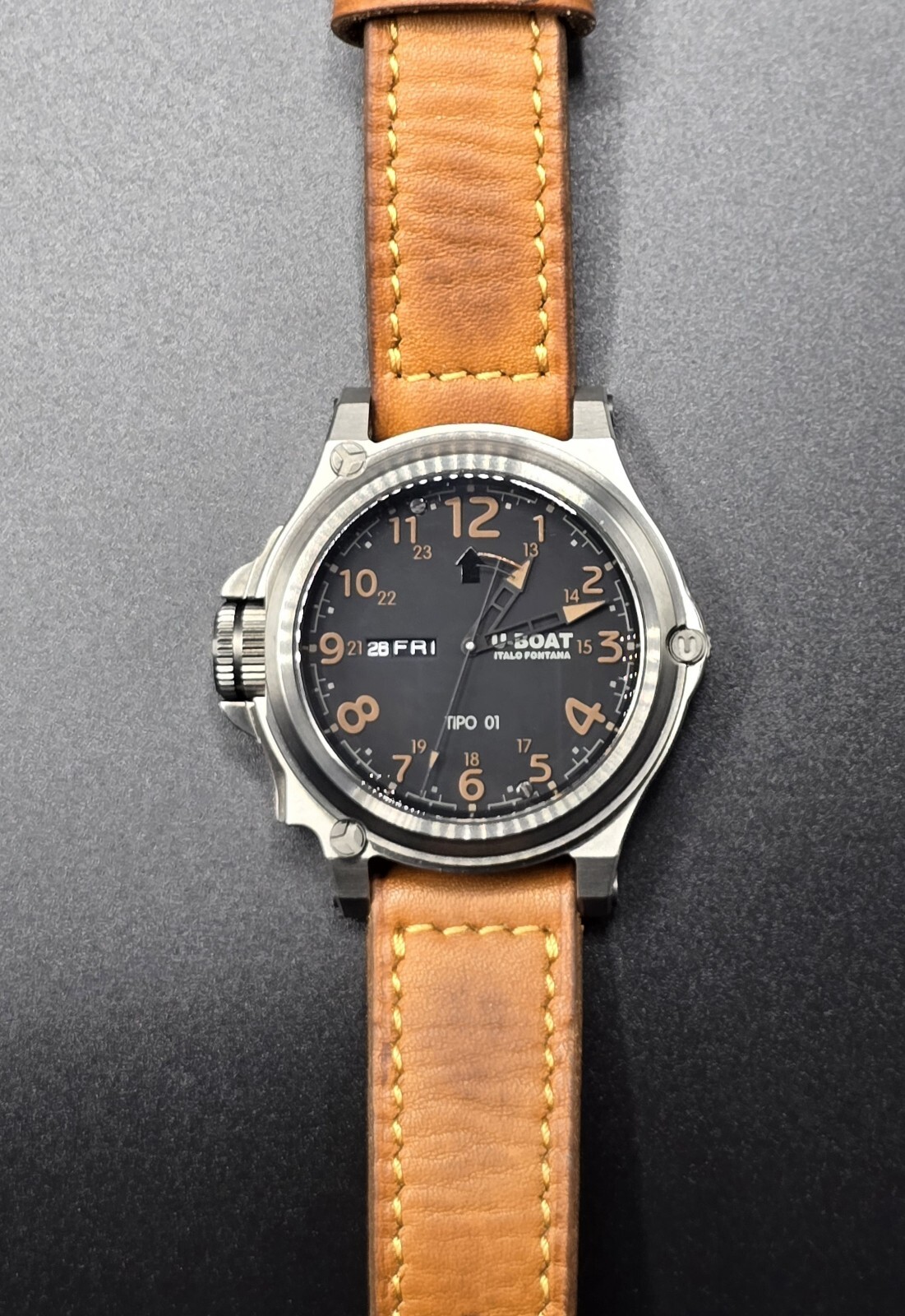 U Boat Tipo 01 7472 Titanium Automatic Watch 50mm