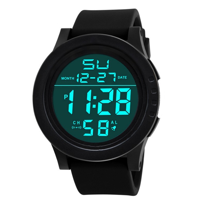 Waterproof Digital Sports Watch Military Tactical LED Backlight Wristwatch Men