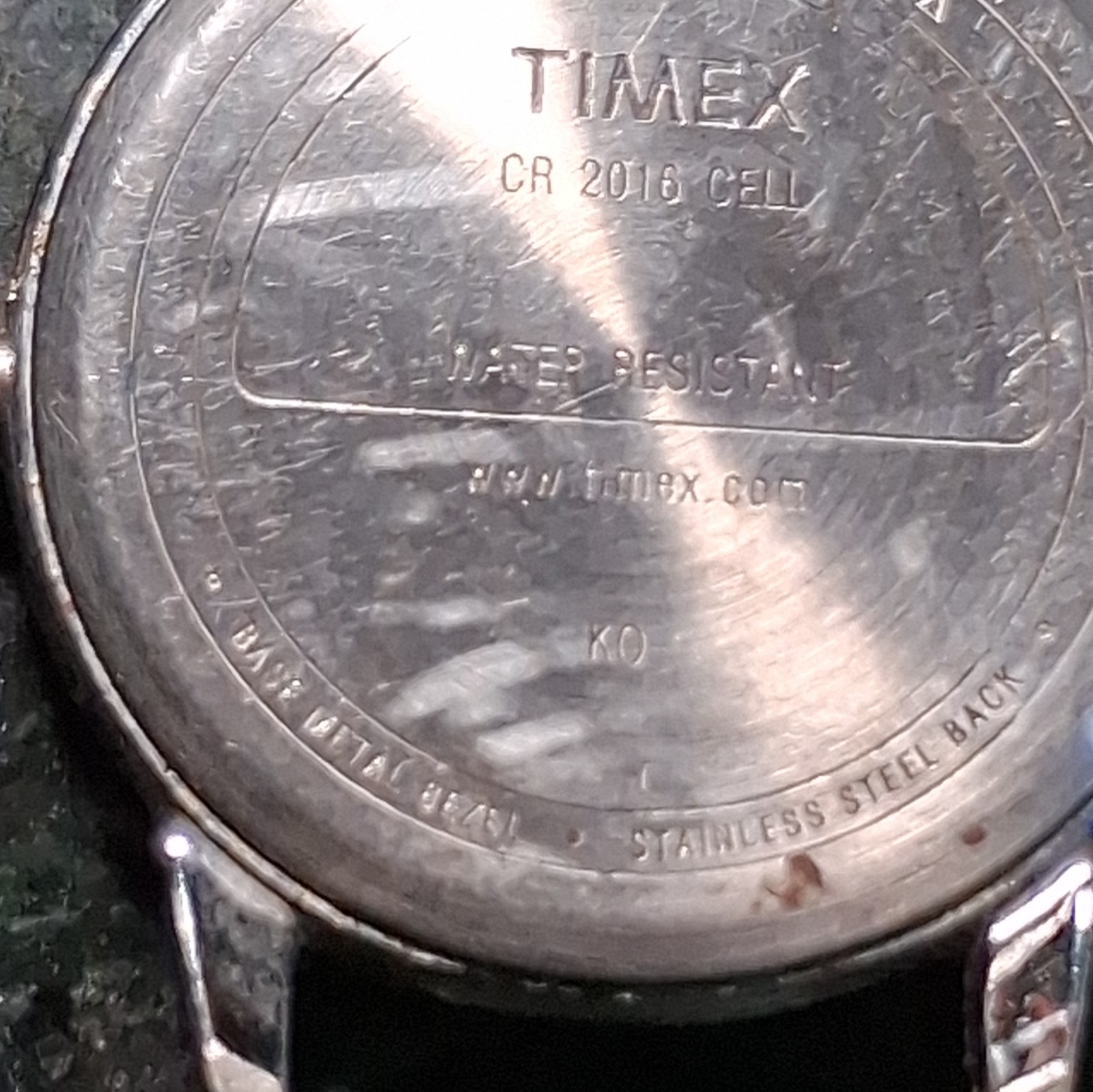 Timex Indiglo White Dial Arabic Numerals Quartz 38mm 30m Silver Bracelet