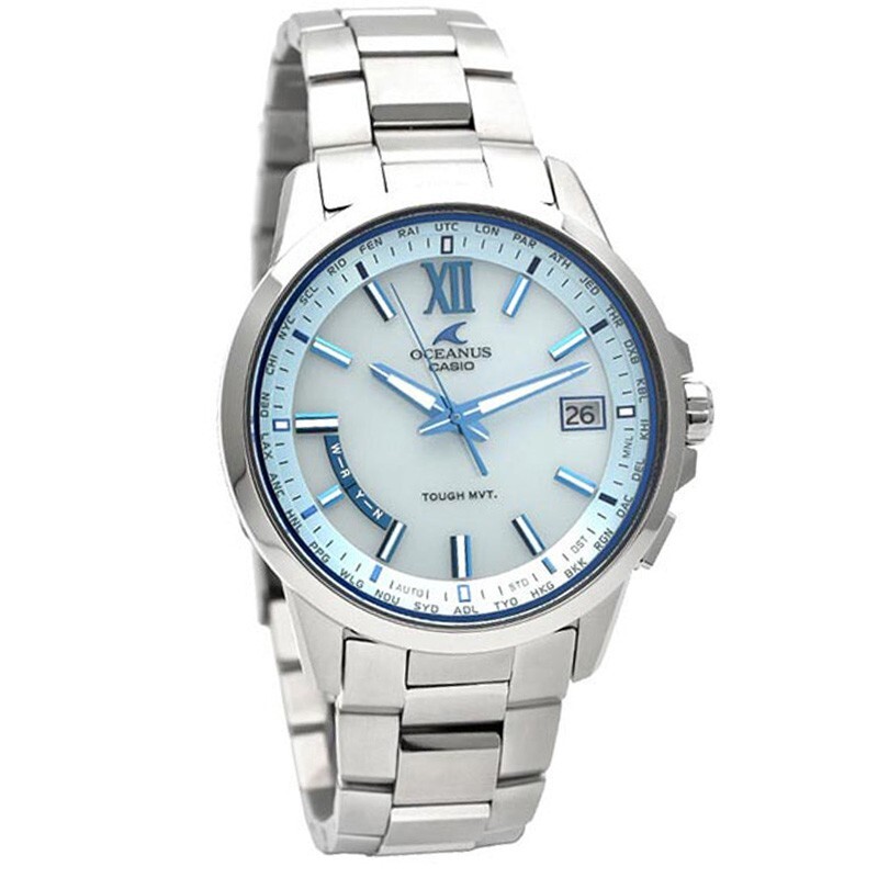 Casio Oceanus OCW-T150-2AJF Light Blue Dial Titanium Radio Solar Men’s Watch