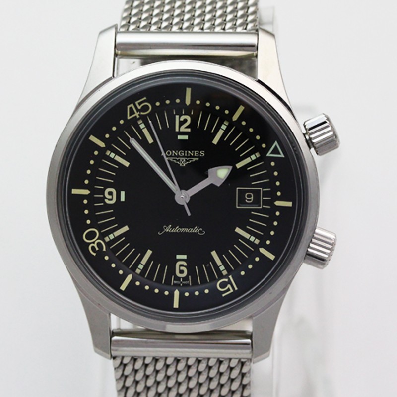 Longines Legend Diver L3.774.4 Stainless Steel 42mm Automatic Wristwatch – Set