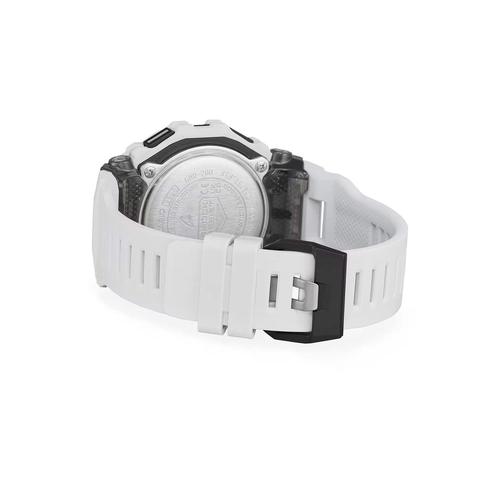 Casio G-Shock G-Squad Move Digital White Resin Strap Fitness Watch 48.4mm – GBD2