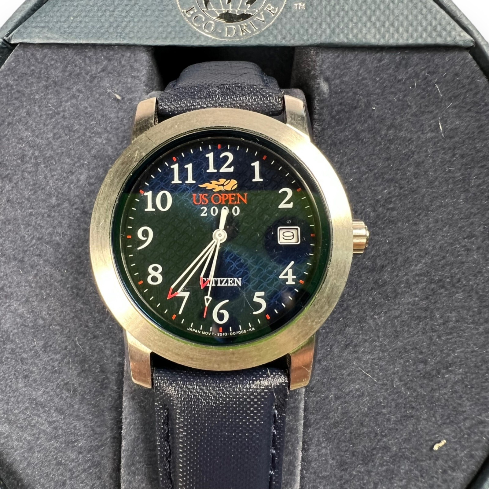 Citizen Limited Edition US Open 2000 Navy Genuine Leather Band Watch