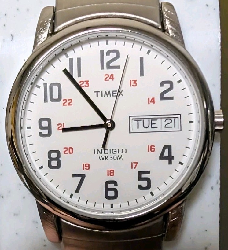 Timex Easy Reader Day-Date Watch (Model T20461)