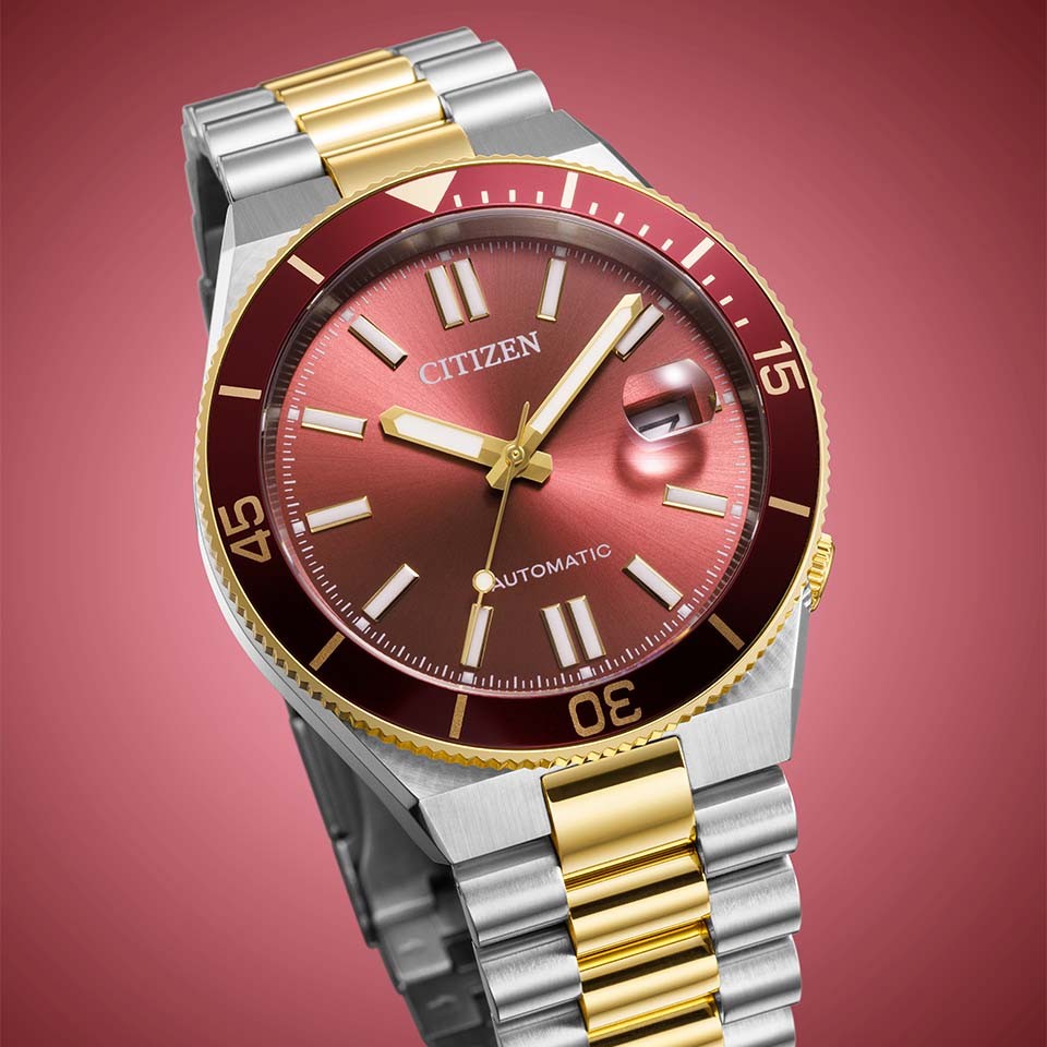 Citizen Collection NJ0234-58X Automatic Red Dial 40mm Watch