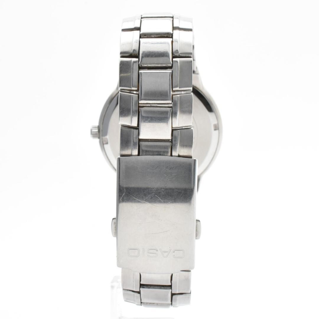 Casio Edifice EF-305 Chronograph Quartz Mens Watch Black Silver Working Japan