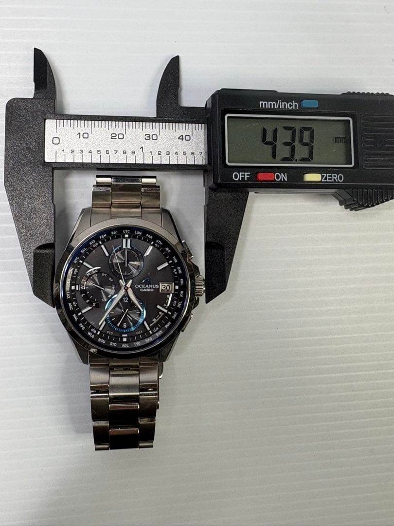 Casio Oceanus OCW-T2600-1AJF Titanium Silver Solar Radio Wrist Watch